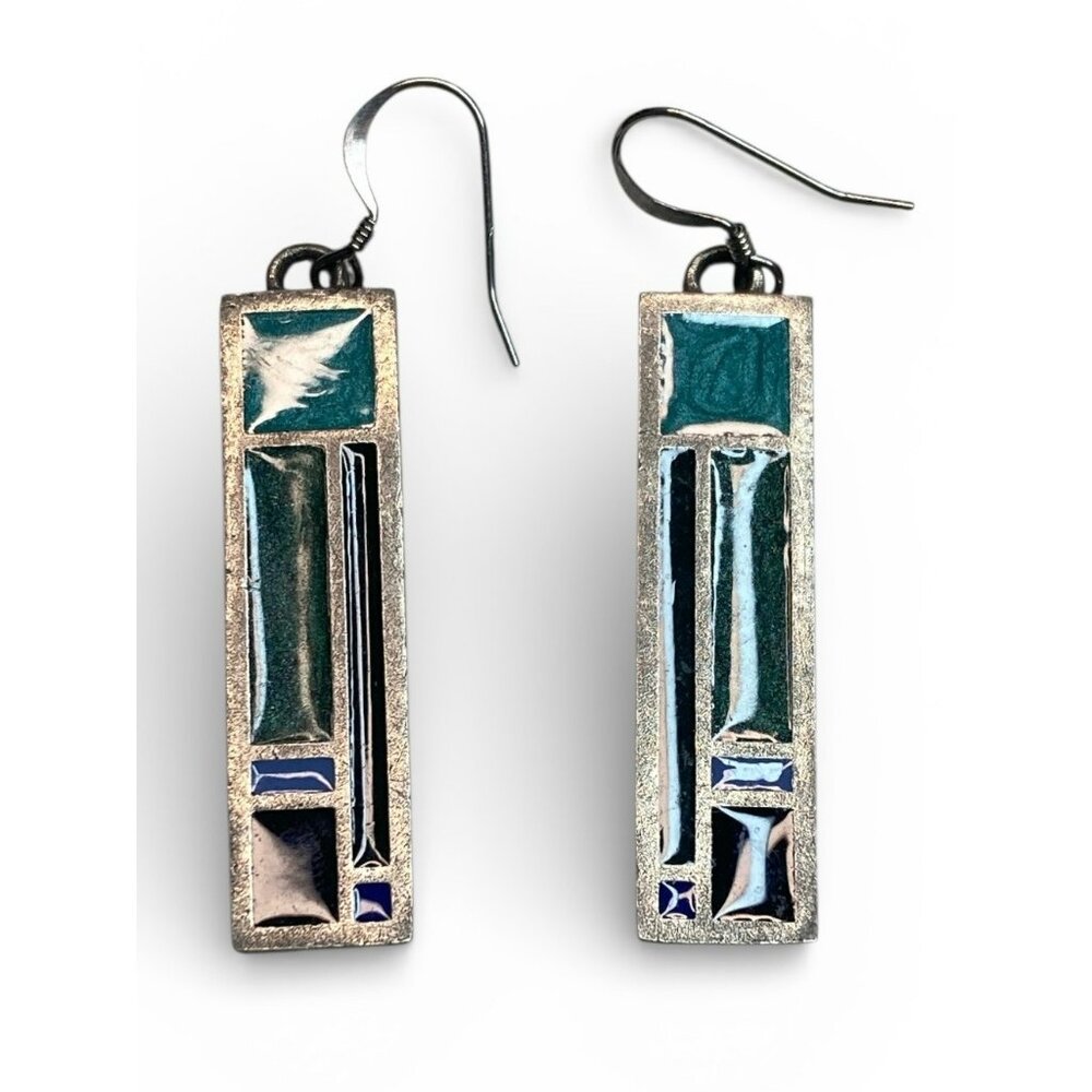 Danforth Pewter Prairie Window Earrings -154